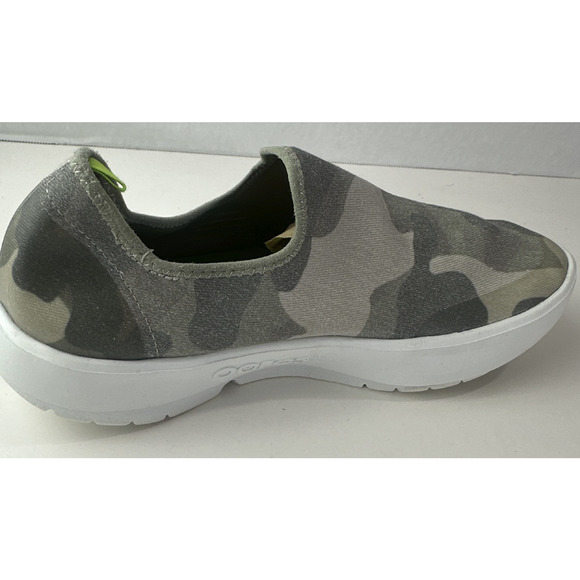 Oofos Women's Oomg Eezee Green Camo Recovery Slip On Comfort Shoes Low Size 9 - Picture 5 of 13